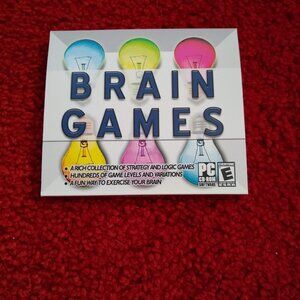 Vintage y2k Brain Games puzzles, logic, strategy CD